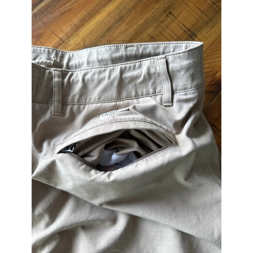 Faherty All Day Shorts Men’s 31 Khaki 9 Inch Stretch